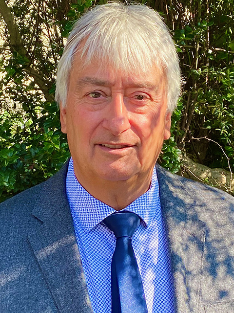 Portrait photograph of academic visitor to the School of Architecture, Building and Civil Engineering at Loughborough University, Pete Sellars